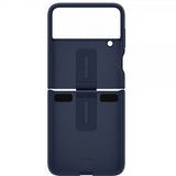 Samsung Original Galaxy Z Flip 4 Deksel Silicone Cover with Ring Navy