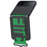 Samsung Original Galaxy Z Flip 4 Deksel Silicone Cover with Strap Svart