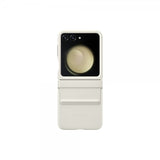 Samsung Original Galaxy Z Flip 5 Deksel Flap Eco-Leather Case Cream