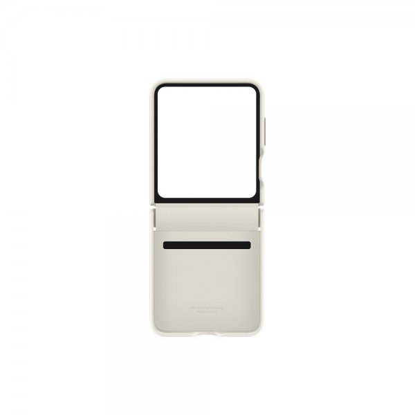 Samsung Original Galaxy Z Flip 5 Deksel Flap Eco-Leather Case Cream