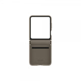 Samsung Original Galaxy Z Flip 5 Deksel Flap Eco-Leather Case Etoupe