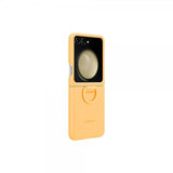 Samsung Original Galaxy Z Flip 5 Deksel Silicone Case with Ring Apricot