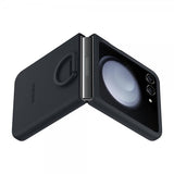 Samsung Original Galaxy Z Flip 5 Deksel Silicone Case with Ring Indigo