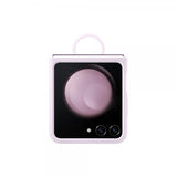 Samsung Original Galaxy Z Flip 5 Deksel Silicone Case with Ring Lavendel