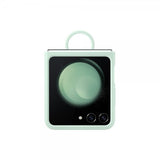 Samsung Original Galaxy Z Flip 5 Deksel Silicone Case with Ring Mint