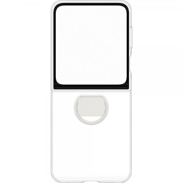 Samsung Original Galaxy Z Flip 6/Flip 7 FE Deksel Clear Case Transparent