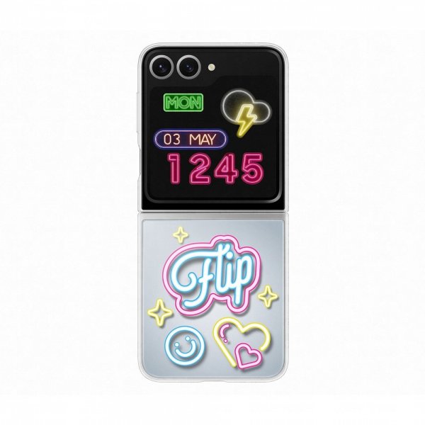Samsung Original Galaxy Z Flip 6 Deksel Flipsuit Case Grå