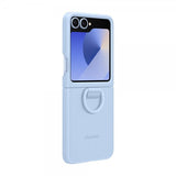 Samsung Original Galaxy Z Flip 6/Flip 7 FE Deksel Silicone Case Blå