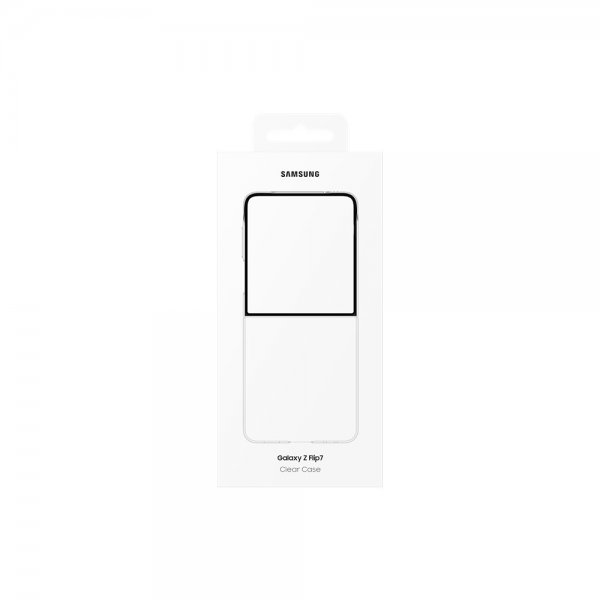 Samsung Original Galaxy Z Flip 7 Deksel Clear Case Transparent