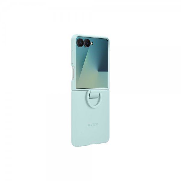 Samsung Original Galaxy Z Flip 7 Deksel Ring Case Silicone Mint