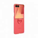 Samsung Original Galaxy Z Flip 7 Deksel Ring Case Silicone Rød