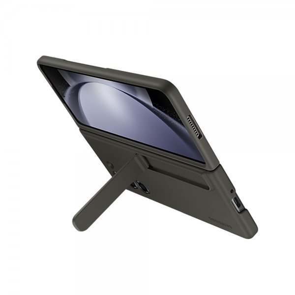 Samsung Original Galaxy Z Fold 5 Deksel Standing Case with Strap Graphite
