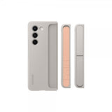 Samsung Original Galaxy Z Fold 5 Deksel Standing Case with Strap Sand