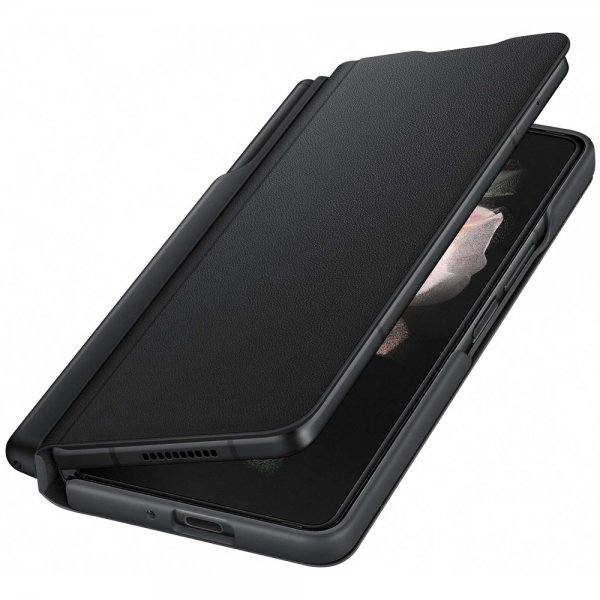 Samsung Original Galaxy Z Fold3 Etui Flip Cover with Pen Svart