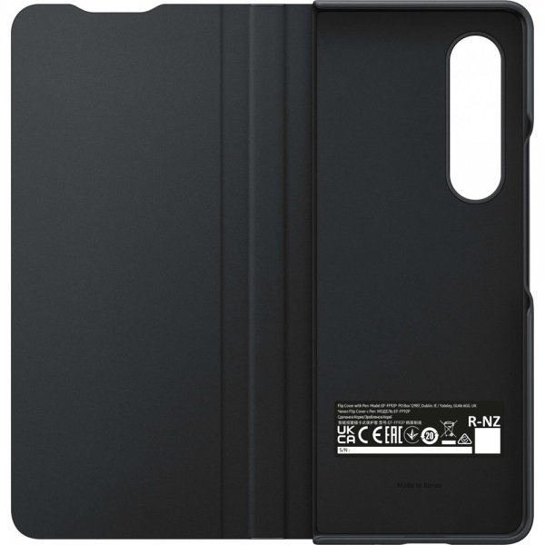 Samsung Original Galaxy Z Fold3 Etui Flip Cover with Pen Svart