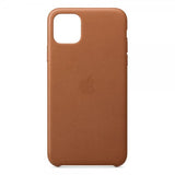 Apple Original iPhone 11 Pro Max Deksel Leather Case Brun