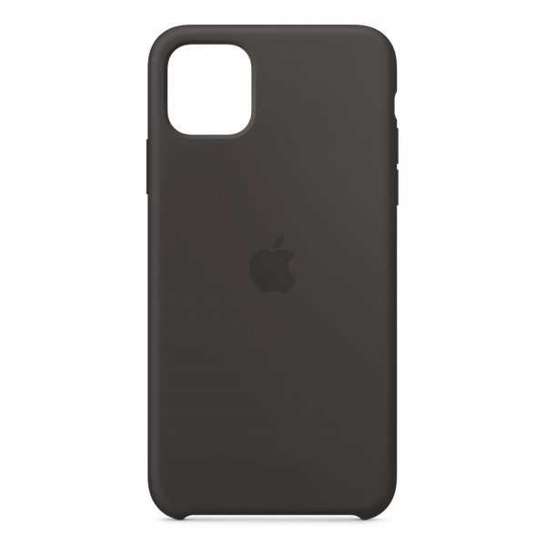 Apple Original iPhone 11 Pro Max Deksel Silikoni Case Svart