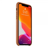 Apple Original iPhone 11 Pro Deksel Leather Case Saddle Brown