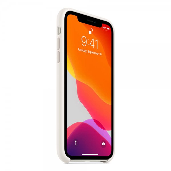 Apple Original iPhone 11 Deksel Silikoni Case Hvit
