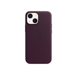 Apple Original iPhone 13 Mini Deksel Leather Case MagSafe Dark Cherry