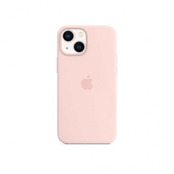 Apple Original iPhone 13 Mini Deksel Silicone Case MagSafe Chalk Pink