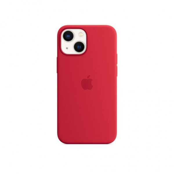 Apple Original iPhone 13 Mini Deksel Silicone Case MagSafe RED
