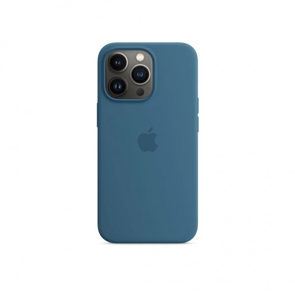 Apple Original iPhone 13 Pro Max Deksel Silicone Case MagSafe Blue Jay