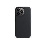 Apple Original iPhone 13 Pro Deksel Leather Case MagSafe Midnight
