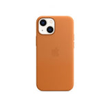 Apple Original iPhone 13 Deksel Leather Case MagSafe Golden Brown