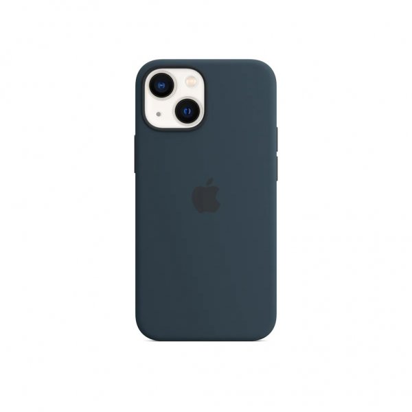 Apple Original iPhone 13 Deksel Silicone Case MagSafe Abyss Blue