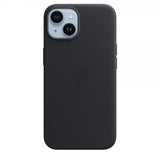 Apple Original iPhone 14 Plus Deksel Leather Case MagSafe Midnatt