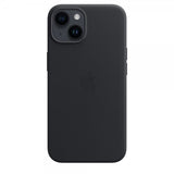 Apple Original iPhone 14 Plus Deksel Leather Case MagSafe Midnatt