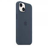 Apple Original iPhone 14 Plus Deksel Silicone Case MagSafe Storm Blue