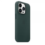 Apple Original iPhone 14 Pro Max Deksel Leather Case MagSafe Skoggrønn