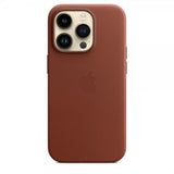 Apple Original iPhone 14 Pro Max Deksel Leather Case MagSafe Umber
