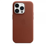 Apple Original iPhone 14 Pro Max Deksel Leather Case MagSafe Umber