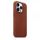 Apple Original iPhone 14 Pro Max Deksel Leather Case MagSafe Umber