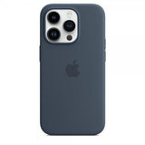 Apple Original iPhone 14 Pro Max Deksel Silicone Case MagSafe Storm Blue