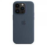 Apple Original iPhone 14 Pro Max Deksel Silicone Case MagSafe Storm Blue