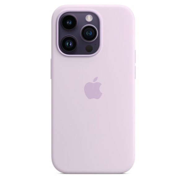 Apple Original iPhone 14 Pro Max Deksel Silicone Case MagSafe Lilac