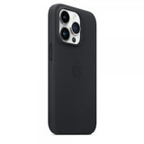 Apple Original iPhone 14 Pro Deksel Leather Case MagSafe Midnatt