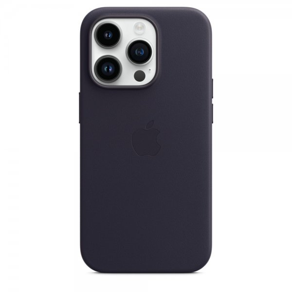 Apple Original iPhone 14 Pro Deksel Leather Case MagSafe Ink