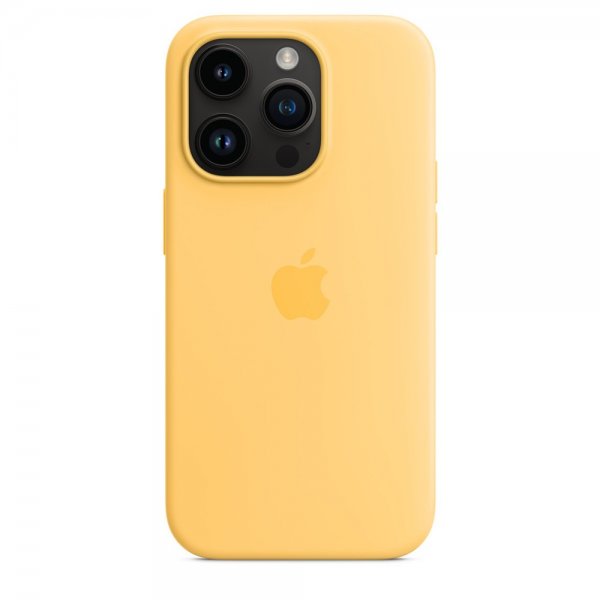 Apple Original iPhone 14 Pro Deksel Silicone Case MagSafe Solskinn