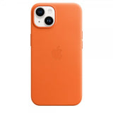 Apple Original iPhone 14 Deksel Leather Case MagSafe Oraneje
