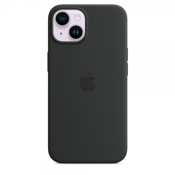 Apple Original iPhone 14 Deksel Silicone Case MagSafe Midnatt
