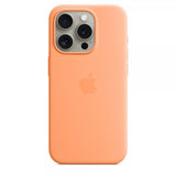 Apple Original iPhone 15 Pro Max Deksel Silikon MagSafe Appelsinsorbet