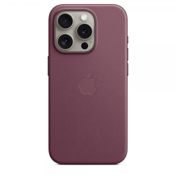 Apple Original iPhone 15 Pro Deksel FineWoven MagSafe Mulberry