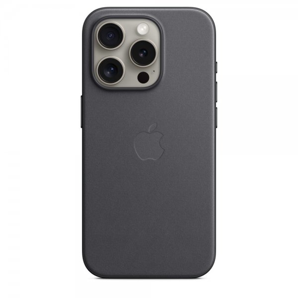 Apple Original iPhone 15 Pro Deksel FineWoven MagSafe Svart