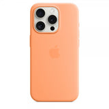 Apple Original iPhone 15 Pro Deksel Silikon MagSafe Appelsinsorbet