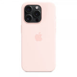 Apple Original iPhone 15 Pro Deksel Silikon MagSafe Lys rosa